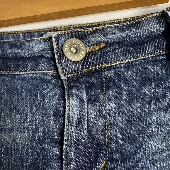 Tommy Hilfiger Women's Medium Indigo Mini Denim Skirt - Picture 3 of 8